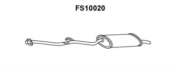 Faurecia FS10020 End Silencer FS10020