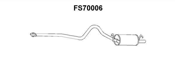 Faurecia FS70006 End Silencer FS70006