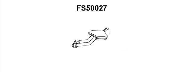 Faurecia FS50027 Middle Silencer FS50027