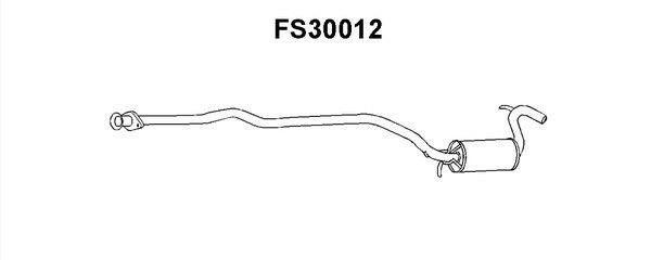 Faurecia FS30012 Middle Silencer FS30012