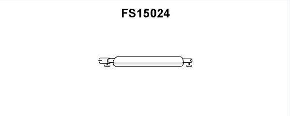 Faurecia FS15024 Middle Silencer FS15024