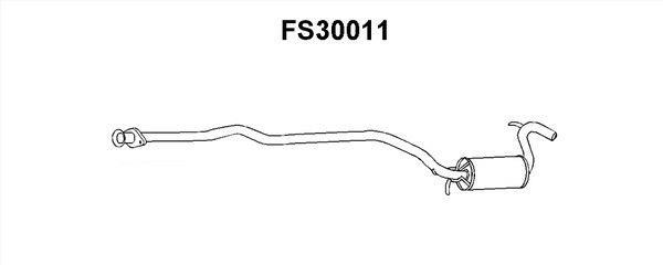 Faurecia FS30011 Middle Silencer FS30011