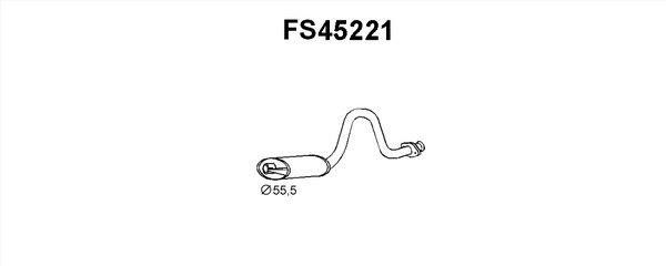 Faurecia FS45221 Middle Silencer FS45221