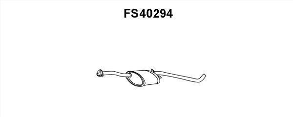 Faurecia FS40294 Middle Silencer FS40294