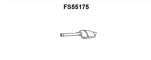 Faurecia FS55175 Front Silencer FS55175