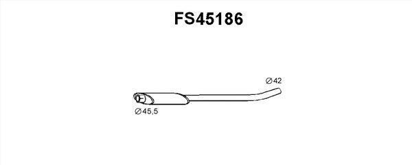 Faurecia FS45186 Front Silencer FS45186