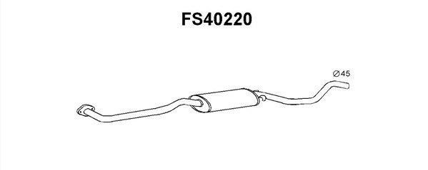 Faurecia FS40220 Middle Silencer FS40220