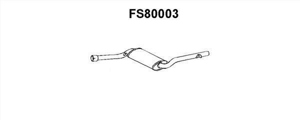 Faurecia FS80003 Middle Silencer FS80003