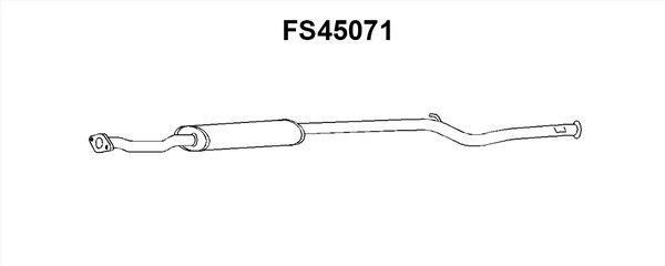 Faurecia FS45071 Middle Silencer FS45071