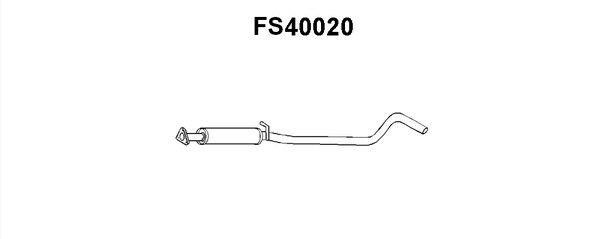 Faurecia FS40020 Middle Silencer FS40020