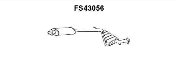 Faurecia FS43056 Middle Silencer FS43056