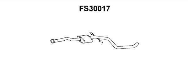 Faurecia FS30017 Middle Silencer FS30017