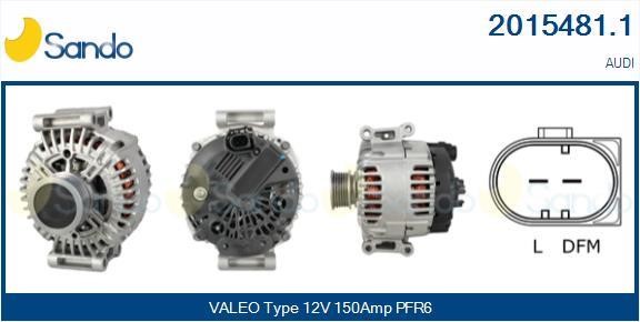 Sando 2015481.1 Alternator 20154811