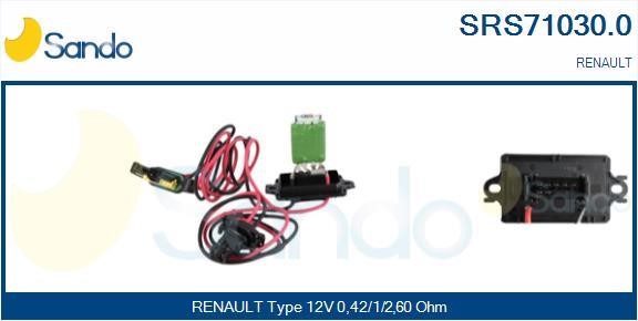 Sando SRS71030.0 Resistor, interior blower SRS710300