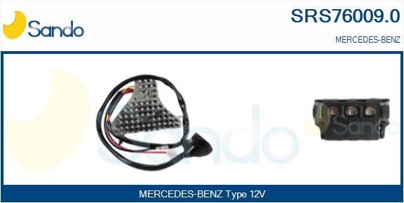 Sando SRS76009.0 Resistor, interior blower SRS760090