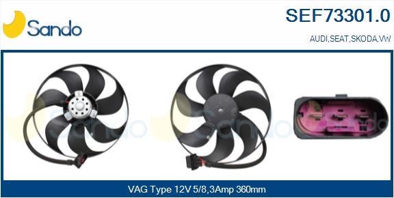 Sando SEF73301.0 Fan, radiator SEF733010
