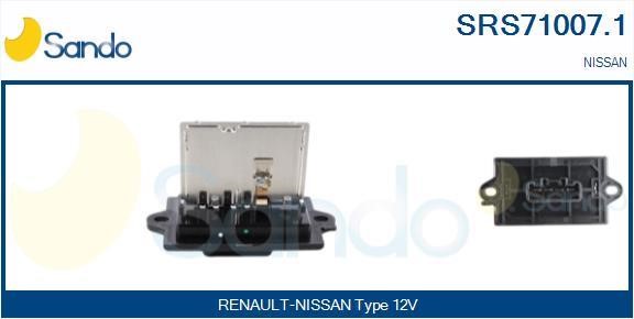 Sando SRS71007.1 Resistor, interior blower SRS710071
