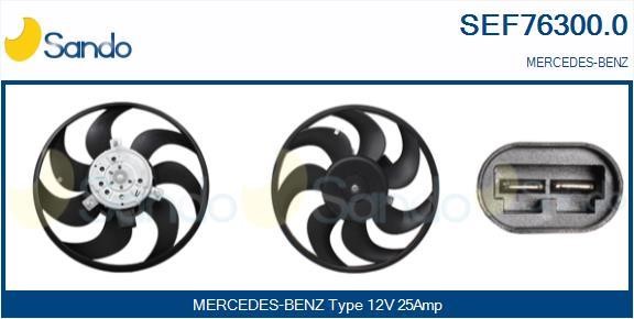 Sando SEF76300.0 Hub, engine cooling fan wheel SEF763000