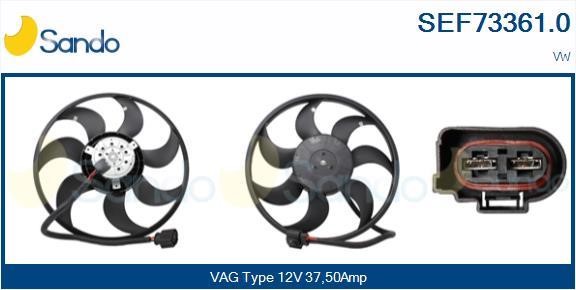 Sando SEF73361.0 Hub, engine cooling fan wheel SEF733610