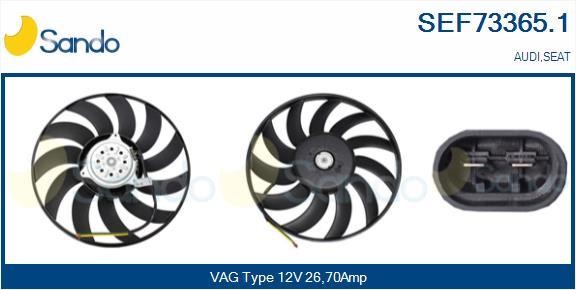 Sando SEF73365.1 Hub, engine cooling fan wheel SEF733651