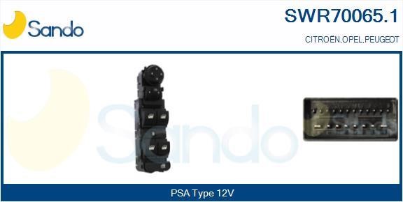 Sando SWR70065.1 Power window button SWR700651