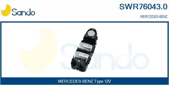 Sando SWR76043.0 Power window button SWR760430