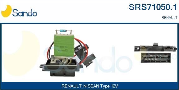 Sando SRS71050.1 Resistor, interior blower SRS710501