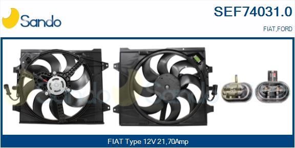 Sando SEF74031.0 Electric Motor, radiator fan SEF740310