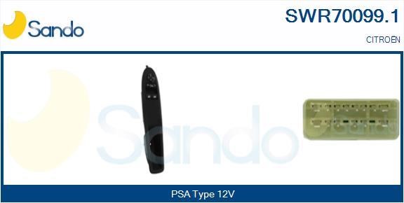 Sando SWR70099.1 Power window button SWR700991