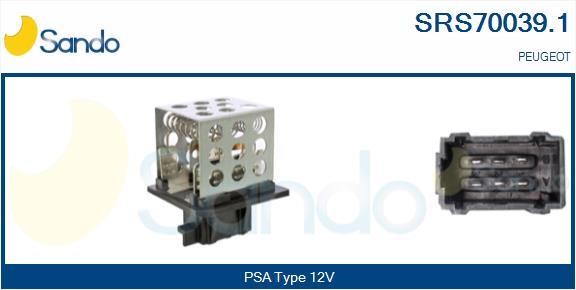Sando SRS70039.1 Resistor, interior blower SRS700391