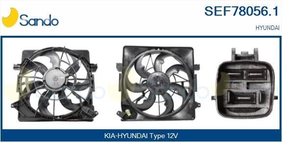 Sando SEF78056.1 Electric Motor, radiator fan SEF780561