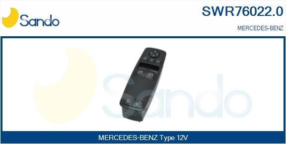 Sando SWR76022.0 Power window button SWR760220