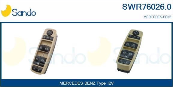 Sando SWR76026.0 Power window button SWR760260