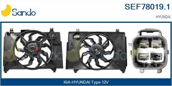 Sando SEF78019.1 Electric Motor, radiator fan SEF780191