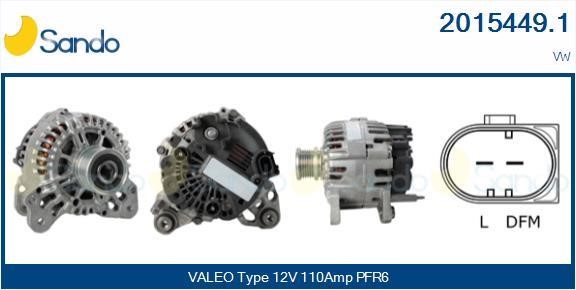 Sando 2015449.1 Alternator 20154491