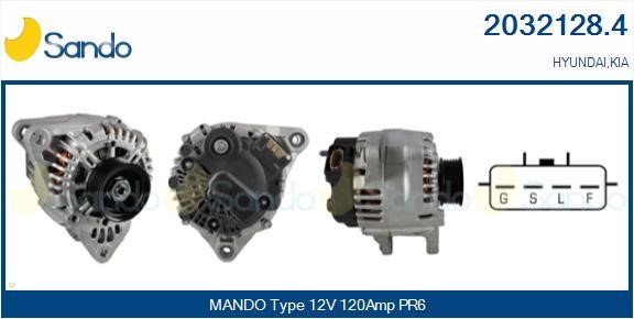 Sando 2032128.4 Alternator 20321284