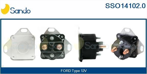 Sando SSO14102.0 Solenoid switch, starter SSO141020