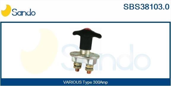 Sando SBS38103.0 Main Switch, battery SBS381030