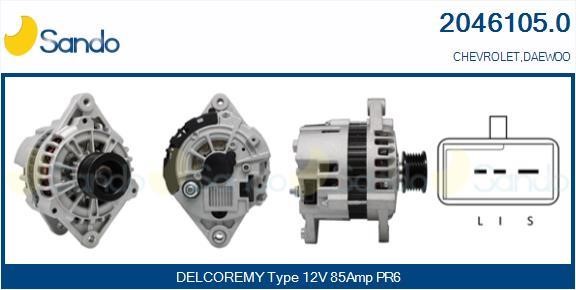 Sando 2046105.0 Alternator 20461050