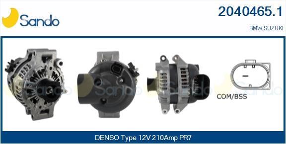 Sando 2040465.1 Alternator 20404651