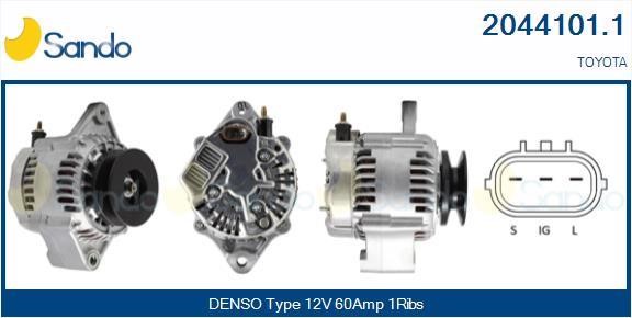 Sando 2044101.1 Alternator 20441011