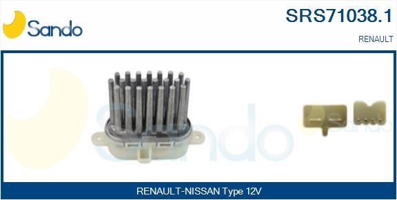 Sando SRS71038.1 Resistor, interior blower SRS710381