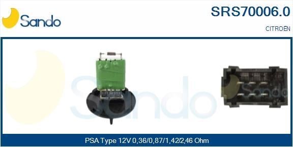 Sando SRS70006.0 Resistor, interior blower SRS700060