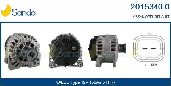 Sando 2015340.0 Alternator 20153400