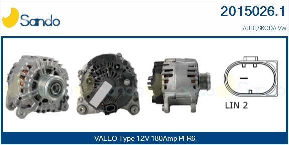 Sando 2015026.1 Alternator 20150261