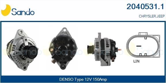 Sando 2040531.1 Alternator 20405311