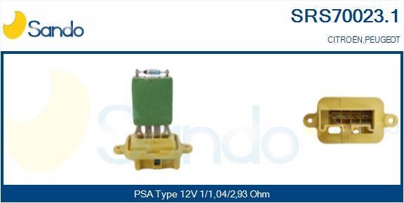 Sando SRS70023.1 Resistor, interior blower SRS700231