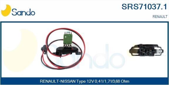 Sando SRS71037.1 Resistor, interior blower SRS710371
