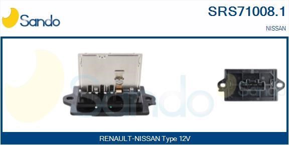 Sando SRS71008.1 Resistor, interior blower SRS710081