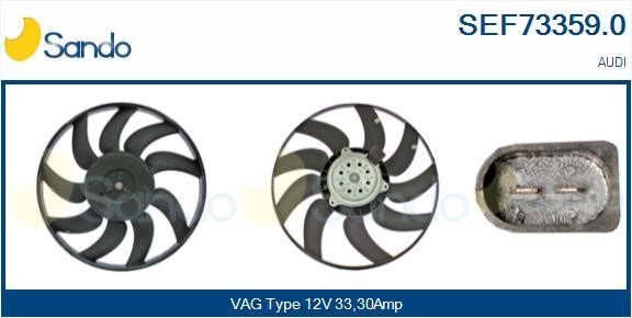 Sando SEF73359.0 Hub, engine cooling fan wheel SEF733590